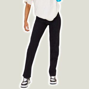 AMERICAN APPAREL Straight Leg Jean Sz 24 Black
